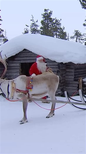 Yle News on Instagram: "Santa Claus and two reindeer were seen departing Lapland on Monday, marking the start of an annual trip to deliver gifts around the world. The Finnish Broadcasting Company Yle first captured Santa’s departure in 1965, and shares the exclusive video with the rest of the world every year. Other public broadcasters in Europe and further abroad have become accustomed to the tradition, as the video is distributed through the European Broadcasting Union (EBU). When he’s not del