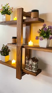 4.8M views · 56K reactions | Floating Multi-Level Shelf DIY | Space 4 Home | Facebook