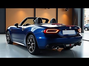 2025 Fiat 124 Spider REVEALED: New Turbo Engine, Retro Design & Italian Style!"