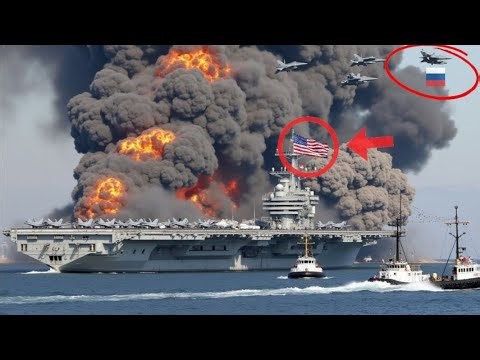 13 minutes ago, the US monster aircraft carrier carrying 500 tanks was destroyed by a Russian Sukhoi