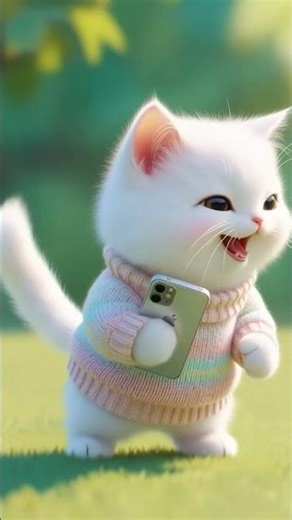 Cat singing while holding iPhone 📱🎵#cat #cute #cutecat #pets #viral #catcute #lifeisbutadream