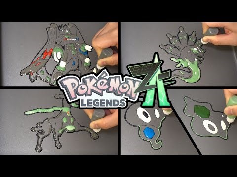 Pokémon LEGENDS Z-A Pancake Art - Zygarde ALL Forme - 10% Forme, 50% Forme, Complete Forme