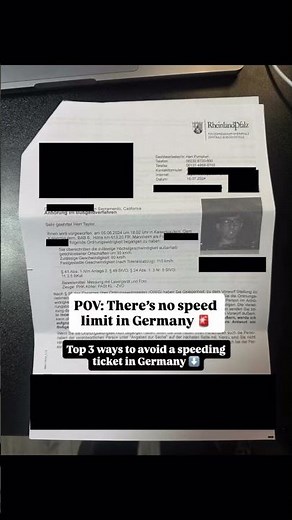 American Culture Shock - There's no speed limit in Germany - Top 3 ways to avoid a speeding ticket