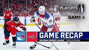 Rangers score twice in 3rd, sweep Capitals with win in Game 4