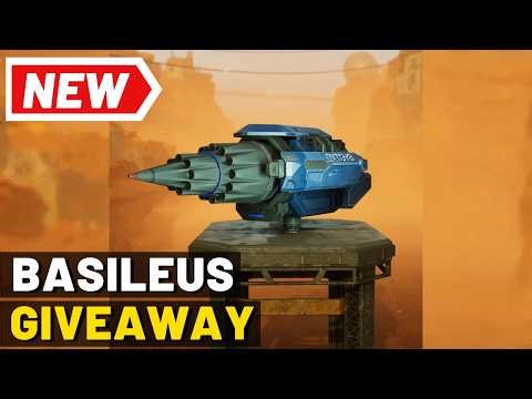 Basileus weapons giveaway and gameplay - War Robots #WRWinBasileus