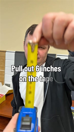 Tape measure challenge 😅 #shorts #garagedoor #garagedooropener