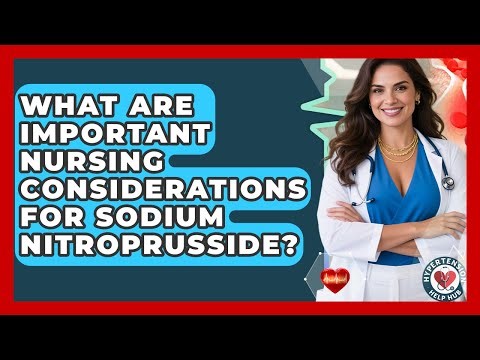 What Are Important Nursing Considerations For Sodium Nitroprusside? - Hypertension Help Hub