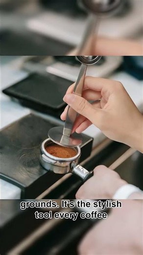2-in-1 Stainless Steel Coffee Scoop with Pressed Bottom