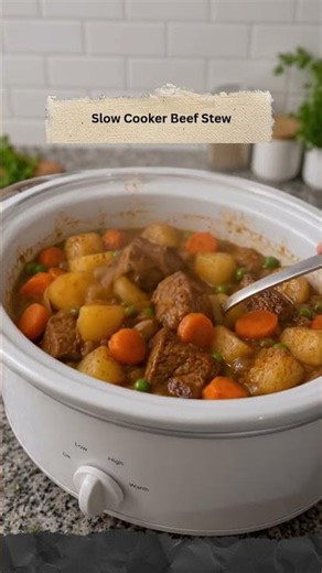 Classic Slow Cooker Beef Stew