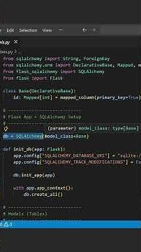 Flask-SQLAlchemy in 60 Seconds 🚀 #flask #python #shorts #codingtips#programminglife #techsupport