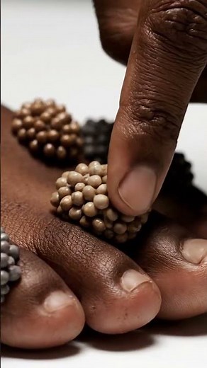 Cinematic Macro Infestation Seed Like Clusters on Human Feet