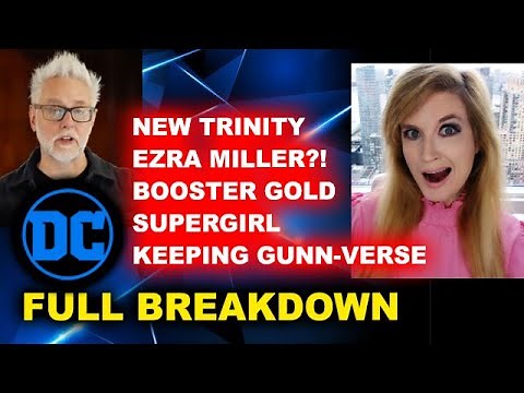 James Gunn DC Slate BREAKDOWN: Superman 2025, Booster Gold, Supergirl, Ezra Miller, The Authority