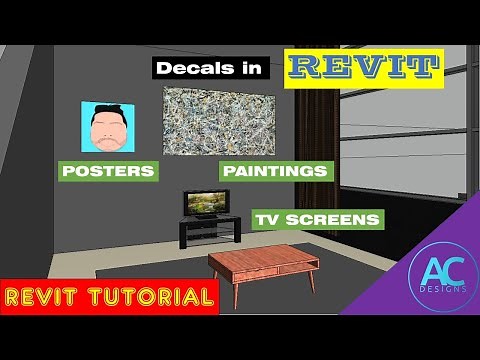 Decals in Revit | Revit Tutorial | Tips and Tricks