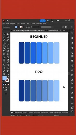 Adobe Illustrator 2025 | Gradient Color Grading Step-by-Step Tutorial 🎨🔥