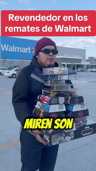 Revendedor en los remates de Walmart