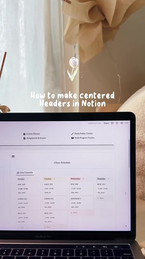 Create Aesthetic Notion Pages with Centered Headers