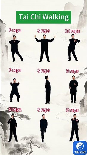 The ultimate Tai Chi walk for leg strength #taichi #legs #fitness