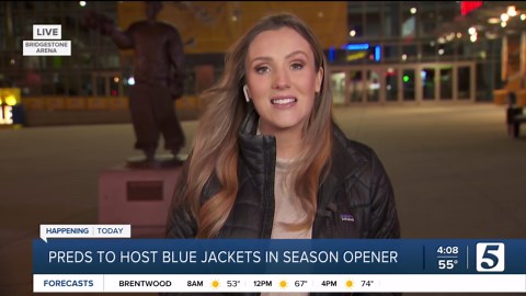 Nashville Predators kick off season with annual Gold Walk ahead of home opener