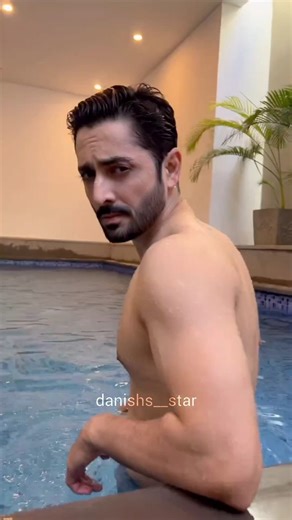 Danish bathing in the swimming pool 🔥 #danishtaimoor #shorts #youtubeshorts