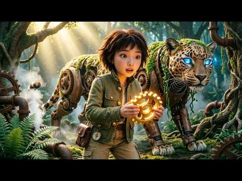 The Clockwork Oasis ⚙️ Epic Mechanical Jungle | 3D Animated Short | Giggle Kiddo World