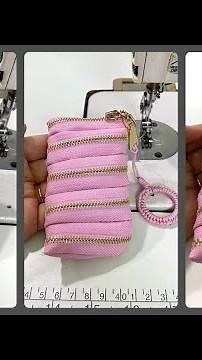 Instructions for sewing hand bags with zippers