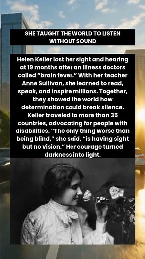 Helen Keller’s Voice of Courage 🌼