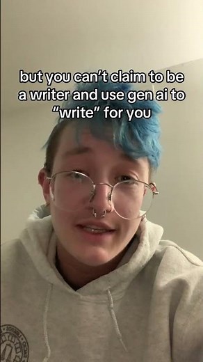 you're either a writer or use gen AI, can't be both