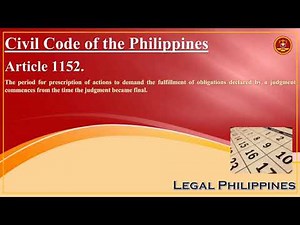 Civil Code of the Philippines, Article 1152