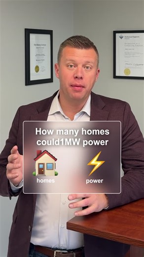 CEM Engineering | Energy Engineering Firm on Instagram: "Ever wondered how much power things actually use? ⚡ One megawatt can power about 1,000 homes and 100 megawatts can power 100,000 homes, or an entire city like Baton Rouge running 24/7. Here’s the part most people don’t realize: A single modern data center uses about 100 megawatts. Every TikTok scroll, Netflix stream, and AI query depends on energy systems like the ones we design. That’s why the energy world measures everything in megawatts