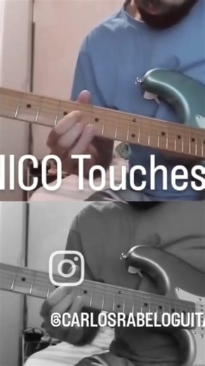 NICO TOUCHES THE WALLS - STRATO (GUITAR SOLO) #guitar #anime #nicotouchesthewalls