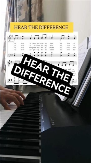 Can you hear the difference? #hymn #ldshymns #improvisation #piano #pianohymns