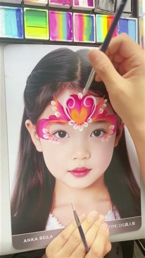 oft rose face paint 🌹