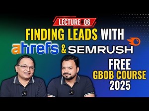 Finding leads with SEMrush| Free GBOB Course Lecture 6 | Guest Posting Course by Shahzad Ahmad Mirza