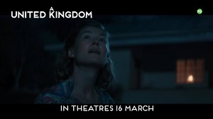 In 1947, Seretse Khama (David Oyelowo – Interstellar, Jack Reacher) , the King of Botswana, met Ruth Williams (Rosamund Pike – Gone Girl) , a London office worker. The attraction was immediate: she was captivated by his vision for a better world, he was struck by her willingness to embrace it. They were a perfect match, yet their proposed marriage was challenged not only by their families but by the British and South African governments. Despite the terrible pressures they faced, Seretse and Rut