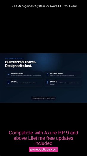 E-HR Management System for Axure RP Co Result