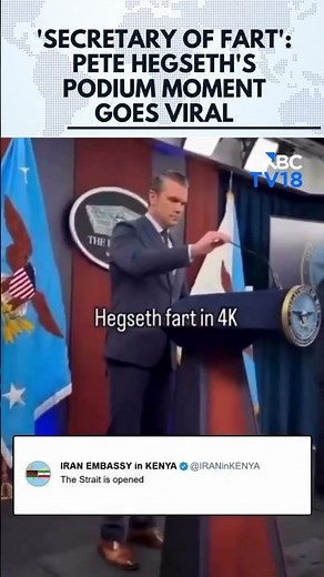 WATCH: ‘The Strait Is Opened’: Pete Hegseth’s Podium Moment Goes Viral | US-Iran-Israel War | N18G