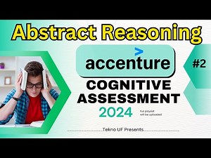 2. Abstract Reasoning : Accenture cognitive assessment 2024