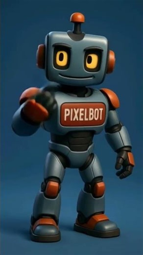 PixeelBot Animation #robot #pixelbot #animation #youtube