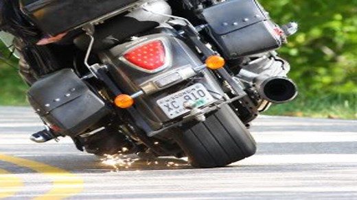 Harley Davidson Touring Converting to Car Tire on Rear