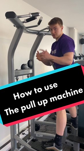 How to use the assisted pull up machine 🔥 #gym #fitness #workout #fyp #foryou #foryoupage