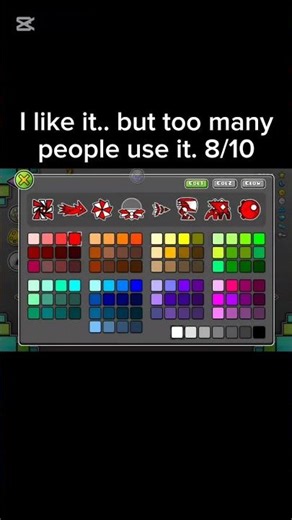 Ranking GD icon sets #geometrydash #gdupdate #gd #gaming