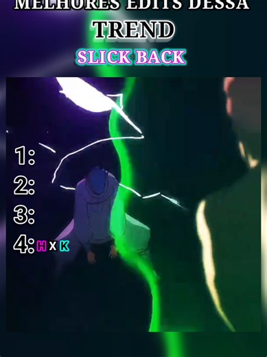 Exploring the Slick Back Trend in Jujutsu Kaisen Edits