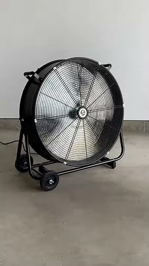 TPI Commercial Drum Fan with Swivel Base 24in. 1/3 HP 5400 CFM Model# CPBS24DHV