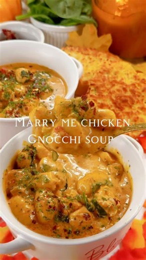 Marry Me Chicken Gnocchi Soup (recipe in comment & description)
