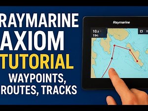 Raymarine Axiom Tutorial: Tracks, Waypoints & Routes Explained