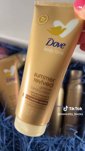 Summer Glow Up with Dove's Gradual Tan Products