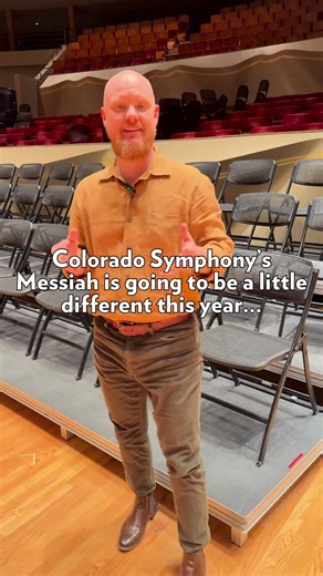 Colorado Symphony on Instagram: "✅ The music you know + love 🎻 ✅ Beautiful new lighting and staging to tell the story 🌟 Colorado Symphony Chorus Director @taylormartinconductor explains why this year's Messiah is going to be a VERY special performance that you won't want to miss. Experience this innovative take on Handel's classic all weekend, Dec 19-21 👉 tickets at the link in our bio"