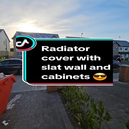 The wait is over. here is the finished installation of the radiator tv media wall. incl fret doors..slat panelling and cabinets. #ireland #bespoke #carpentry #xyzbca #featurewall #tv #newbuild #carpenter #interiordesign