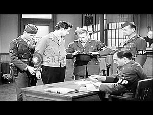 A soldier is arrested by MPs for being AWOL in the United States. HD Stock Footage