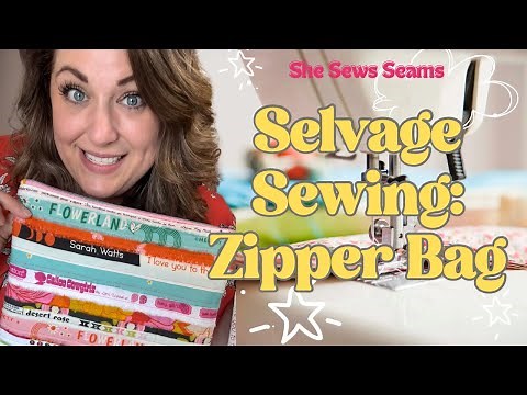 We're Makin' A Selvage Zipper Bag Ya'll!